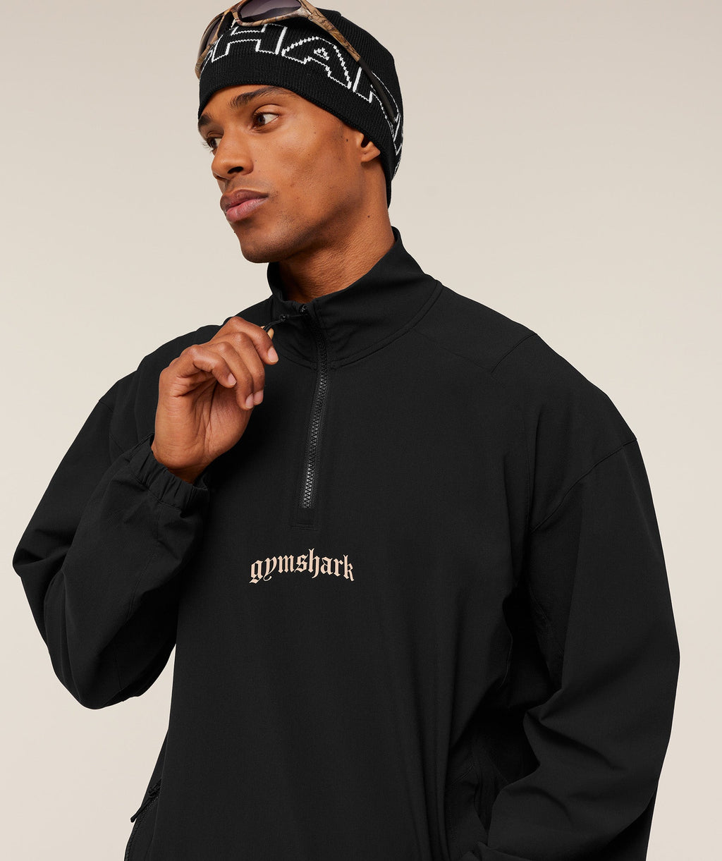 gymshark-tactical-shell-1-4-zip-pullovers-black-aw25
