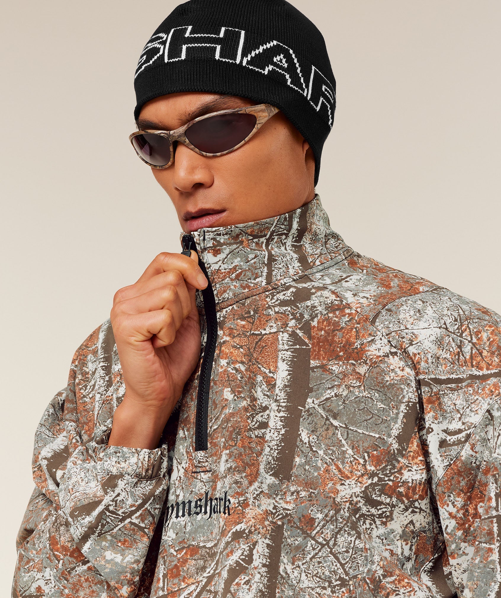 gymshark-tactical-shell-1-4-zip-pullovers-brown-aw25