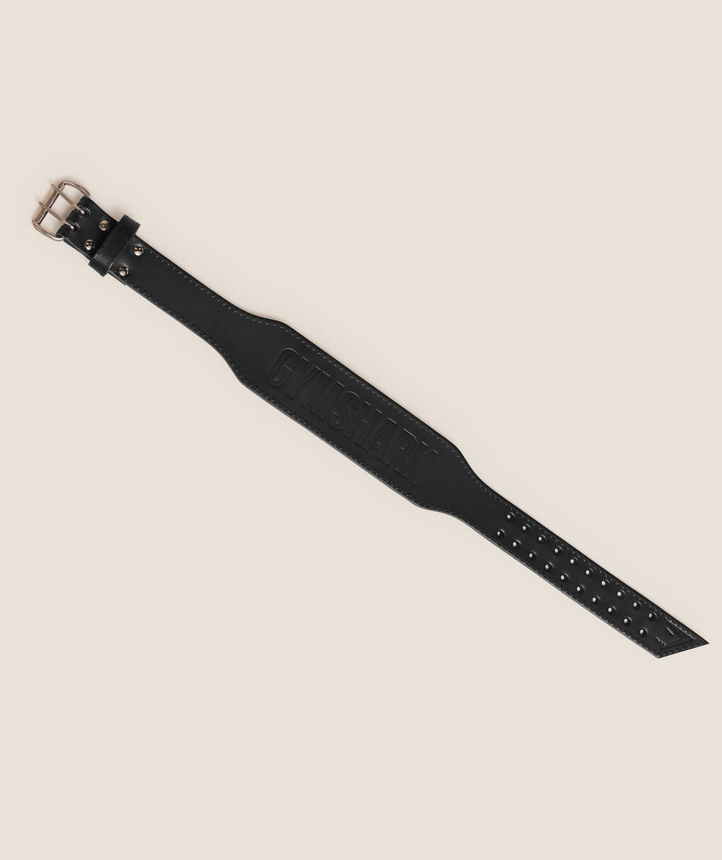 gymshark-tapered-double-prong-lifting-belt-black-ss25