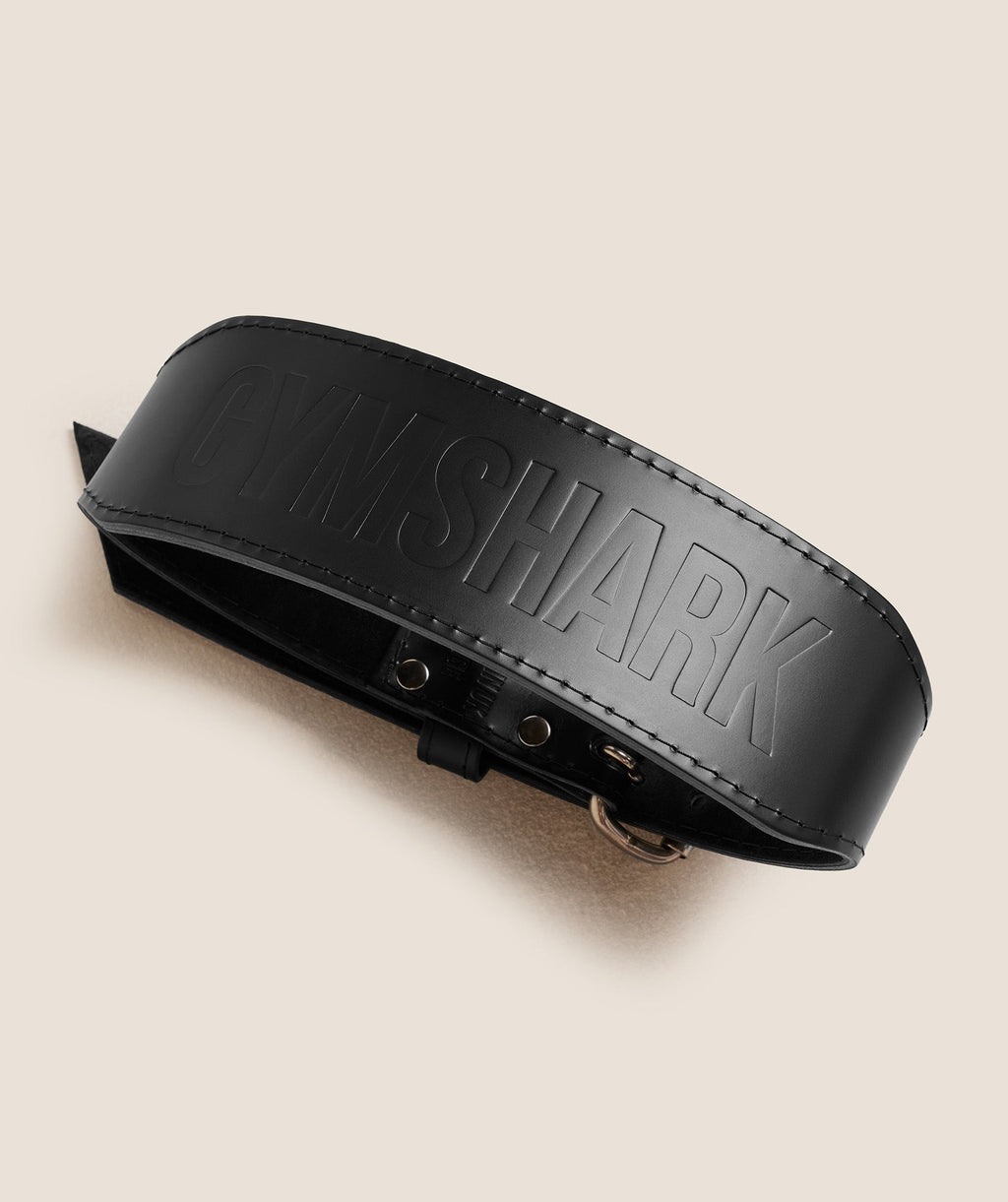 gymshark-tapered-double-prong-lifting-belt-black-ss25