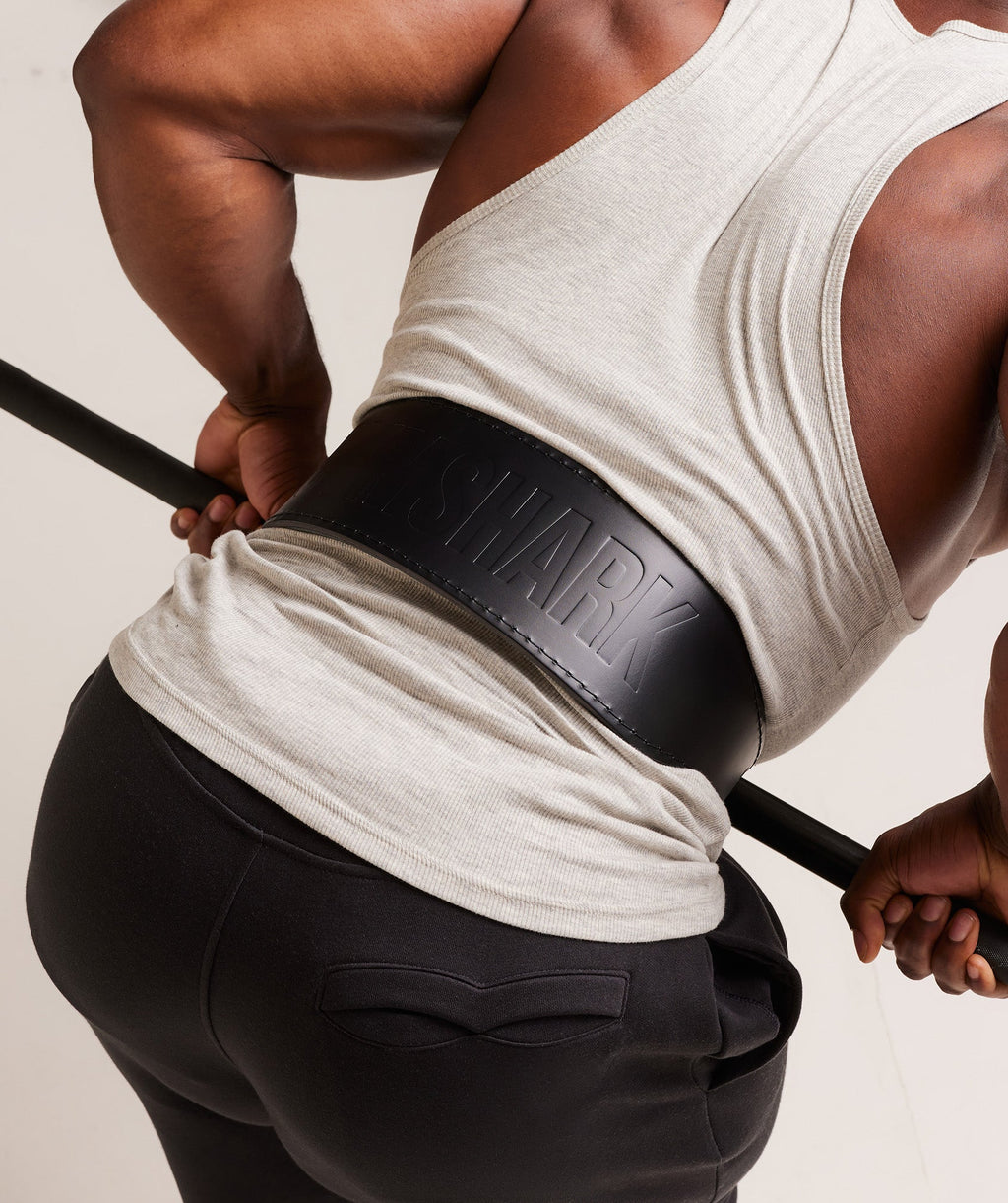 gymshark-tapered-double-prong-lifting-belt-black-ss25