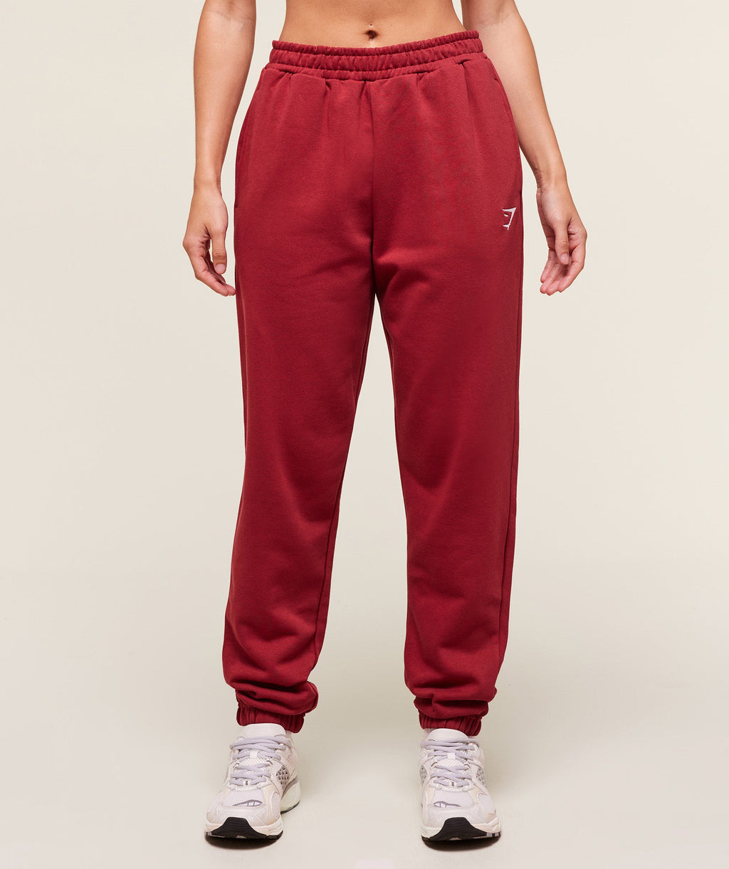 gymshark-training-fleece-jogger-pants-red-aw25