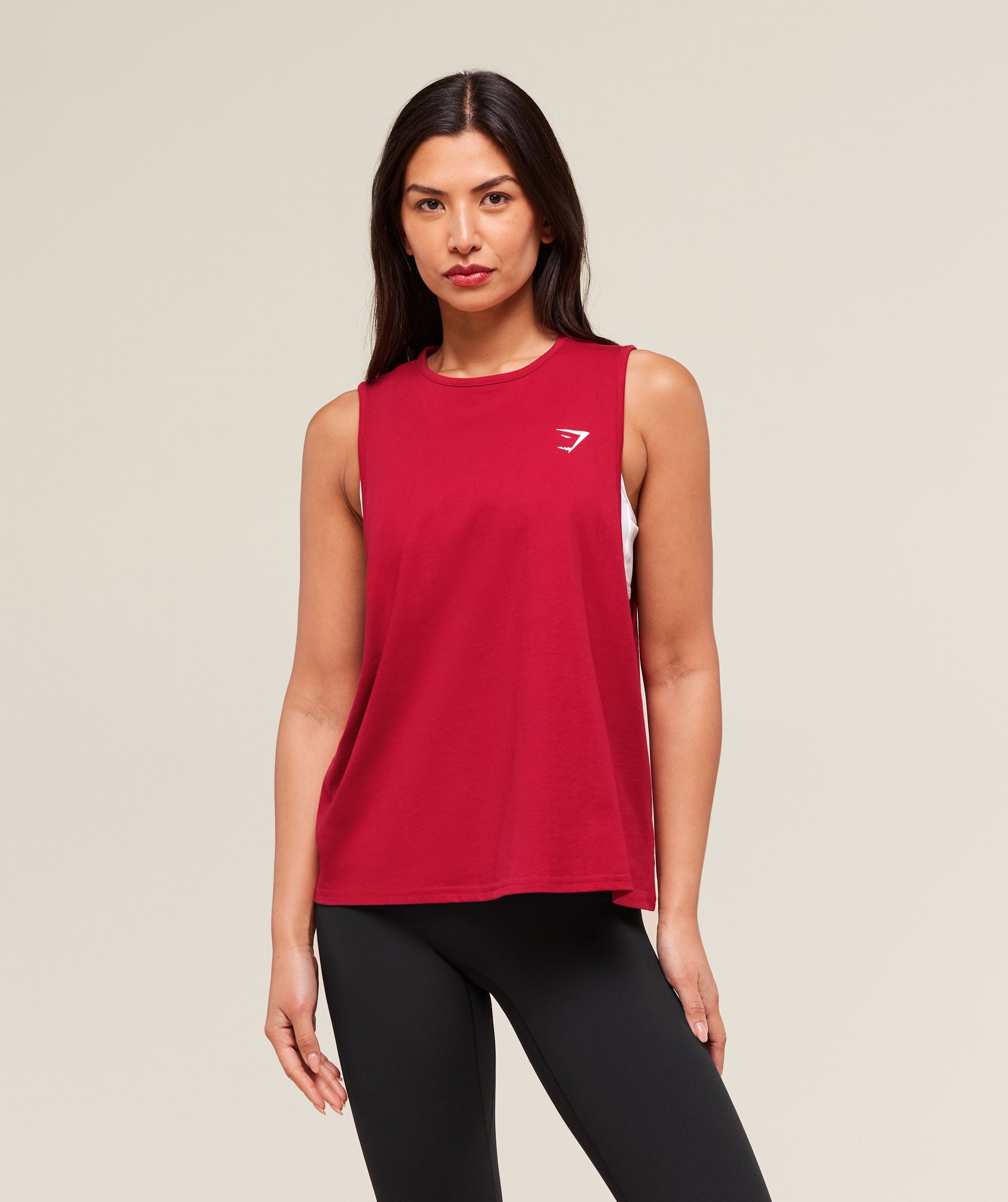 gymshark-training-regular-length-drop-arm-tank-sleeveless-tops-red-ss25