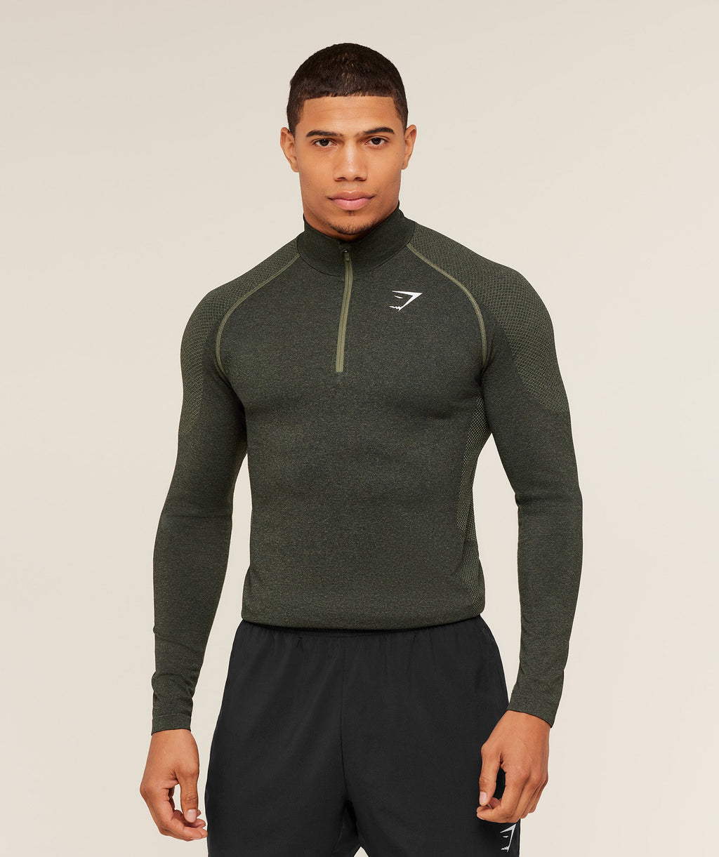 gymshark-vital-seamless-1-4-zip-core-olive-black-ss23
