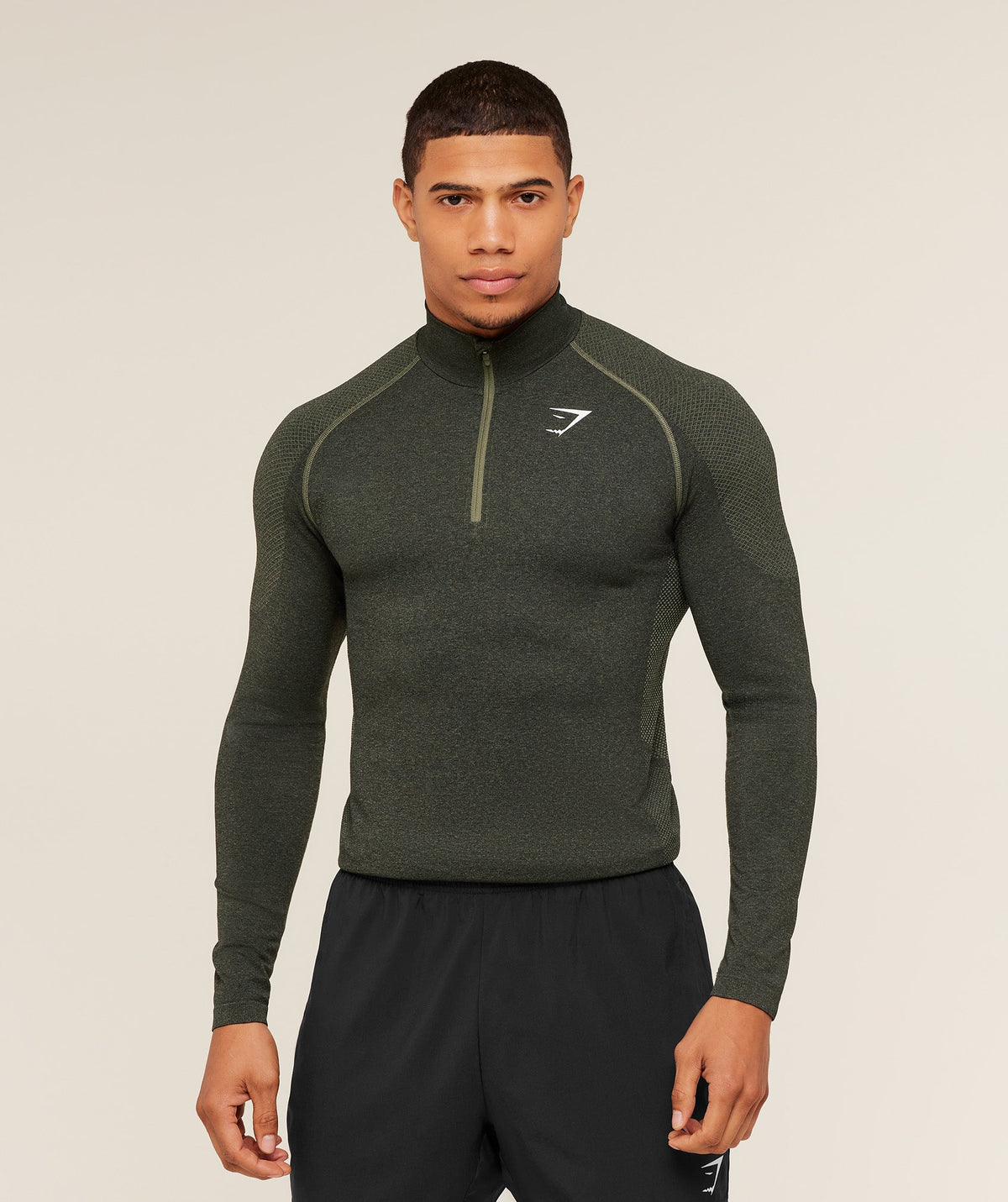 gymshark-vital-seamless-1-4-zip-core-olive-black-ss23