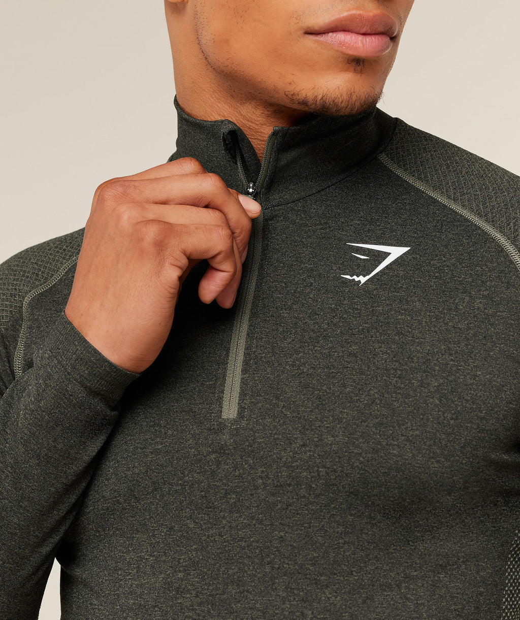 gymshark-vital-seamless-1-4-zip-core-olive-black-ss23