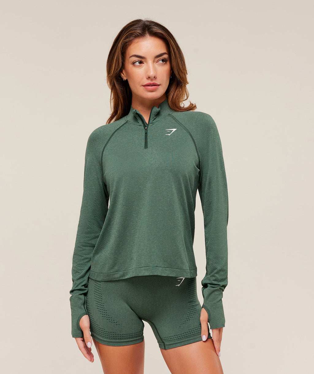 gymshark-vital-seamless-2-0-1-4-zip-pullover-pullovers-green-aw25-1