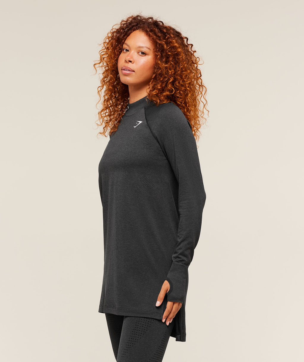 gymshark-vital-seamless-long-line-top-black-marl-aw22
