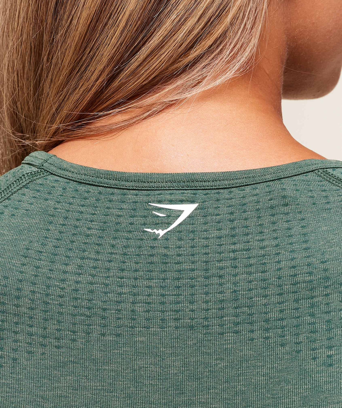 gymshark-vital-seamless-long-sleeve-top-dark-green-marl-logo