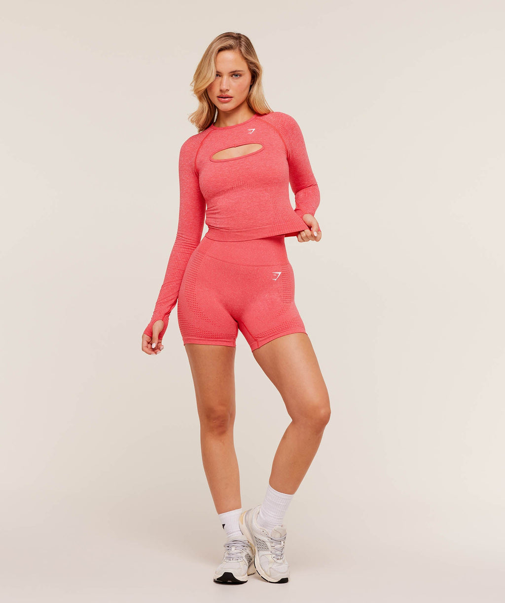 gymshark-vital-seamless-long-sleeve-cut-out-top-coral-red-marl-ss25