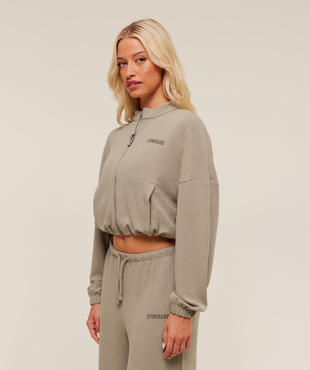 gymshark-waffle-midi-zip-up-jacket-jackets-outerwear-brown-aw25