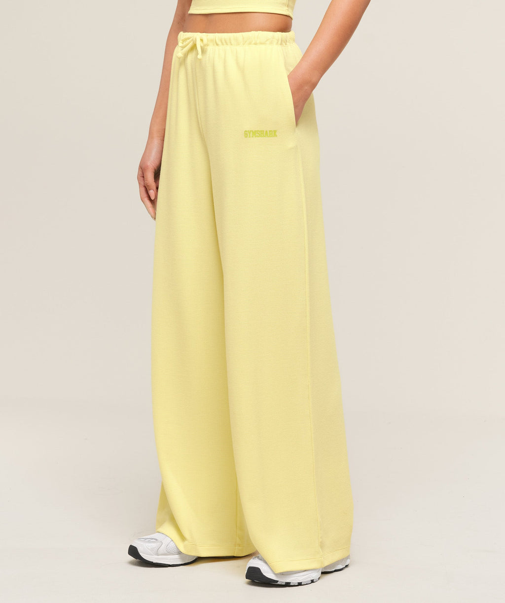 gymshark-waffle-wide-leg-pants-pants-yellow-ss25